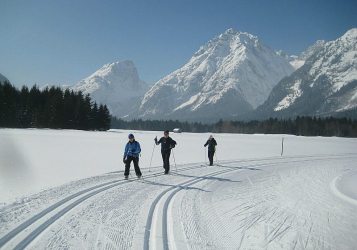 Skiing in the Leutasch Valley
