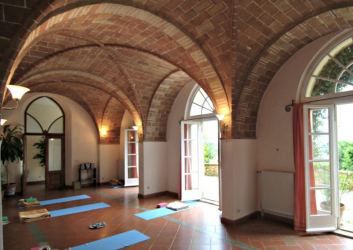Yoga studio, Villa Palagione 