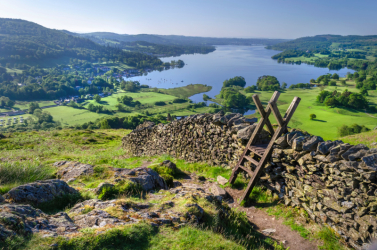 View of Windermere Lake District