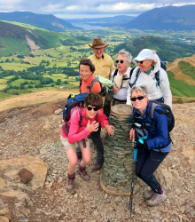 Group at summit of Cat Bells