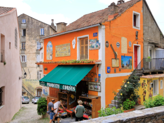 Little store in Corte, Corsica